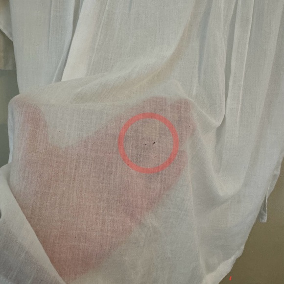 Vintage, Mr Choice Sheer White Pintuck Tunic - Picture 4 of 7